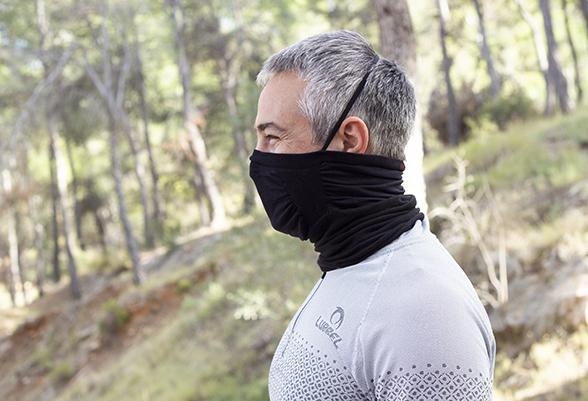 Lurbel Faz Warm, mascarilla homologada con tubular de lana merino